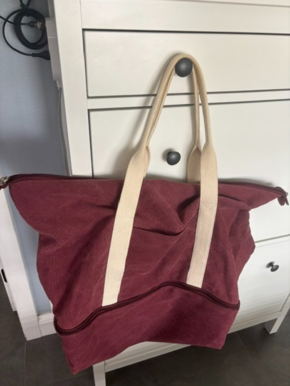 Catalina Deluxe Large Weekender Bag Maroon